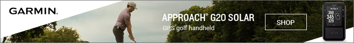 Garmin G20 Solar Golf Handheld GPS