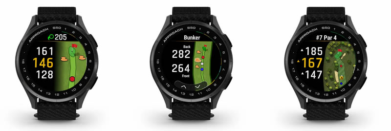 Garmin Approach S50 Approach GPS Watch Views