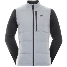 adidas ClimaHeat PrimaLoft Full Zip Jacket Grey adidas Golf Jackets adidas Mens Apparel Aslan Golf