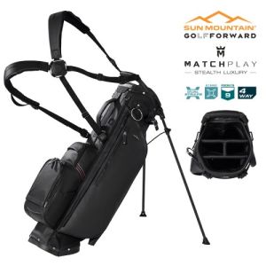 Sun Mountain 2025 Matchplay 4-Way Stand Bag - Black