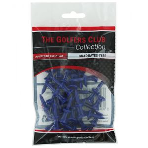 Golfers Club Graduated Tees - Blue 18mm