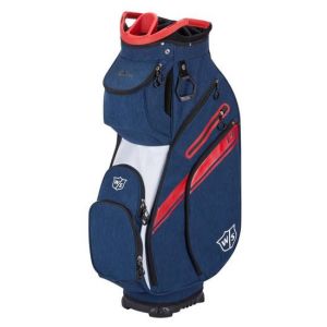 Wilson Staff Exo II Cart Bag - Navy/White/Red