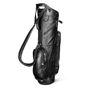 Sun Mountain Leather Cart Bag - Black