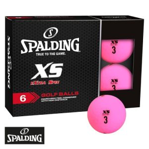 Spalding XS Golf Balls - 6 Ball Pack Pink