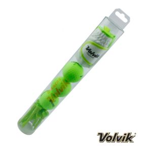 Volvik Golf Ball Gift Tubes - White/Lime