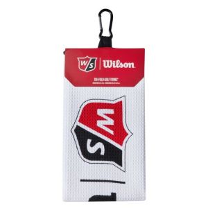 Wilson Staff Microfiber Trifold Towel - White