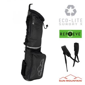 Sun Mountain 2023 Eco-Lite Sunday Bag - Black