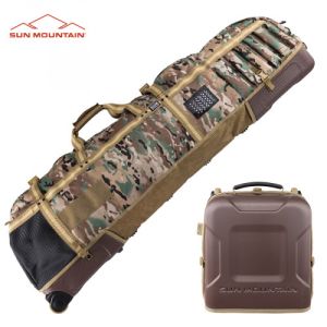 Sun Mountain Kube Wheeled Golf Travel Cover - Sand/Camouflage