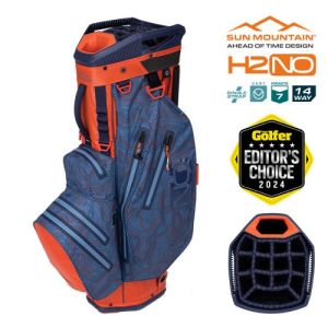 Sun Mountain 2024 H2NO Lite Adventure Cart Bag - Tango/Dusk