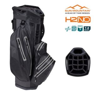 Sun Mountain 2024 H2NO Lite Cart Bag - Black (NO LOGO)