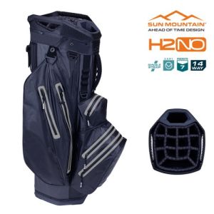 Sun Mountain 2024 H2NO Lite Cart Bag - Navy (NO LOGO)