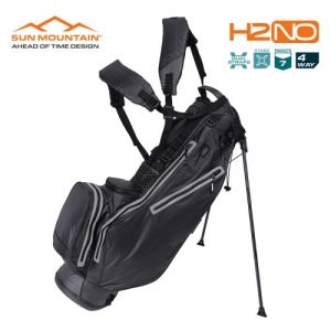 Sun Mountain 2024 H2NO Lite 4-Way Stand Bag - Black (NO LOGO)