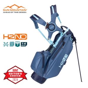 Sun Mountain 2024 H2NO Lite 14-Way Stand Bag - Navy/Dusk/Breeze