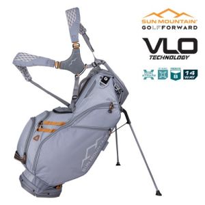 Sun Mountain 2025 Four-5 VLO 14-Way Stand Bag - Nickel/Cadet/Rust