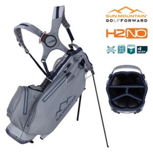 Sun Mountain 2025 H2NO Lite 4-Way Stand Bag - Cadet/Nickel