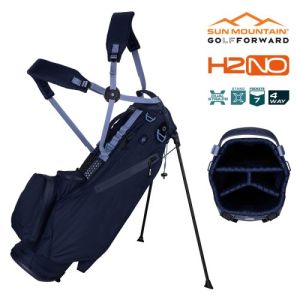 Sun Mountain 2025 H2NO LiteSpeed 4-Way Stand Bag - Navy (NO LOGO)