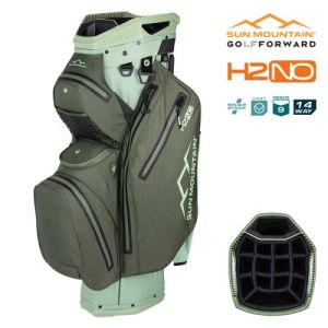 Sun Mountain 2025 H2NO Staff 14-Way Cart Bag - Fairway/Camp