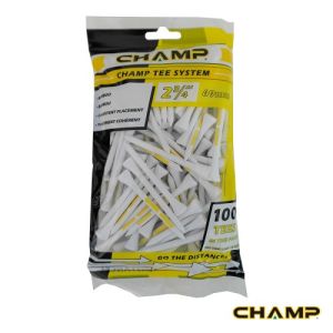 Champ Bamboo Tees Bulk Pack