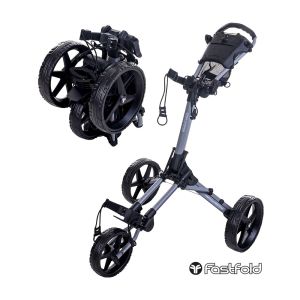 Fastfold Square Golf Trolley - Grey/Black