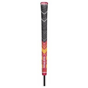 Golf Pride MultiCompound Plus4 Midsize Grip - Dark Red/Yellow