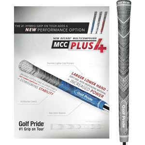 Golf Pride New Decade Multi Compound Cord Plus4 Grip - Undersize - Grey