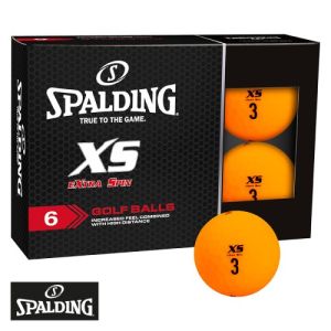 Spalding XS Golf Balls - 6 Ball Pack Orange