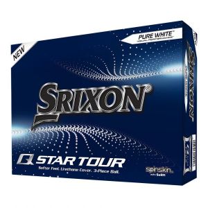 Srixon Q Star Tour 4 Golf Balls - Yellow/Dozen