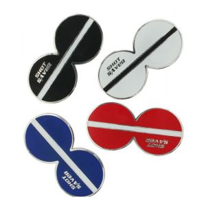 Custom X Shot Saver Ball Markers - Black