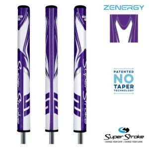 SuperStroke Zenergy Tour 1.0 Putter Grip - Purple/White