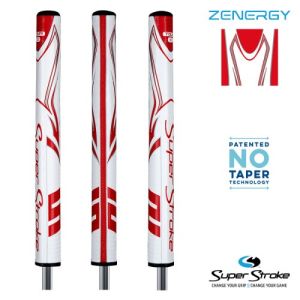 SuperStroke Zenergy Tour 1.0 Putter Grip - White/Pink