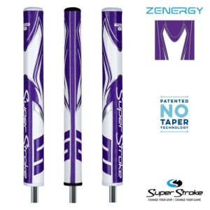 SuperStroke Zenergy Tour 2.0 Putter Grip - Purple/White