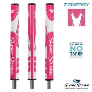 SuperStroke Zenergy Tour 2.0 Putter Grip - White/Pink