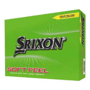 Srixon Soft Feel Golf Balls - Yellow/Dozen