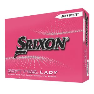 Srixon Soft Feel Ladies Golf Balls - White/Dozen