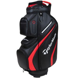 Taylormade Deluxe Golf Cart Bag 2023 - Black/Red