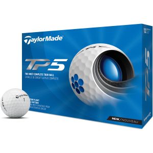 Taylormade Tp5 Golf Ball -White Dozen Box @Aslan Golf