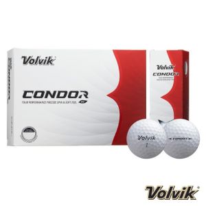 Volvik Tour Performance Condor Golf Balls - Dozen White