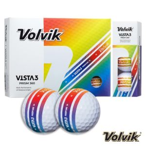 Volvik Vista3 Prism 360 Golf Balls - Dozen