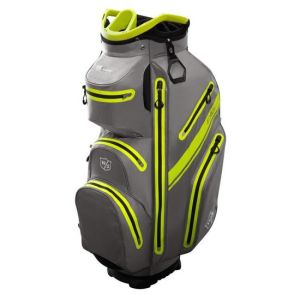 Wilson Staff Exo Dry Cart Bag - Charcoal/Citron/Silver