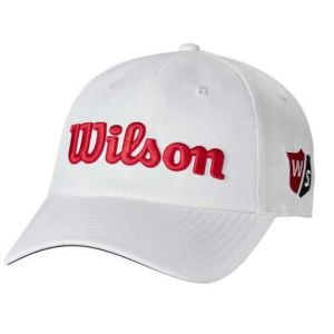 Wilson Staff Pro Tour Cap - White/Red