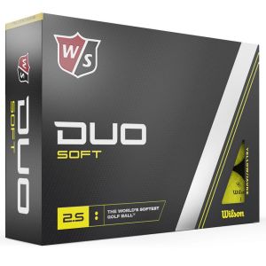 Wilson Staff Duo Soft Yellow Golf Balls - Dozen