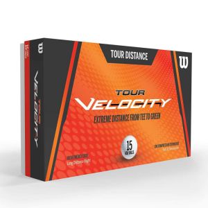 Wilson Tour Velocity Distance Golf Balls (15 Pack)