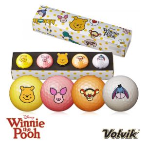 Volvik Vivid Solice Disney Winnie The Pooh Golf Balls Pack