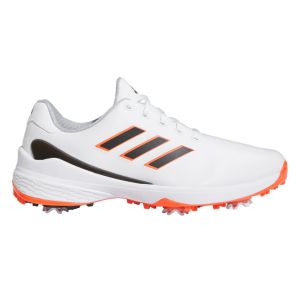 adidas ZG23 Golf Shoes - Cloud White/Core Black/Semi Solar Red