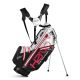 Sun Mountain 2019 H2NO Waterproof 14 Way Stand Bag - Black/White/Fire