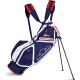 Sun Mountain 2019 Three-5 Plus Stand Bag - Navy/White/Red