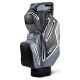 Sun Mountain 2021 H2NO Staff Waterproof Cart Bag - Black/Nickel/White