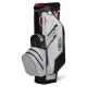 Sun Mountain 2021 H2NO Lite Waterproof Cart Bag - White/Black/Red