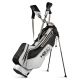 Sun Mountain 2021 H2NO Litespeed Waterproof Stand Bag - Black/White/Java/Oat