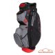 Sun Mountain 2023 C-130 Cart Bag - Black/Nickel/Red